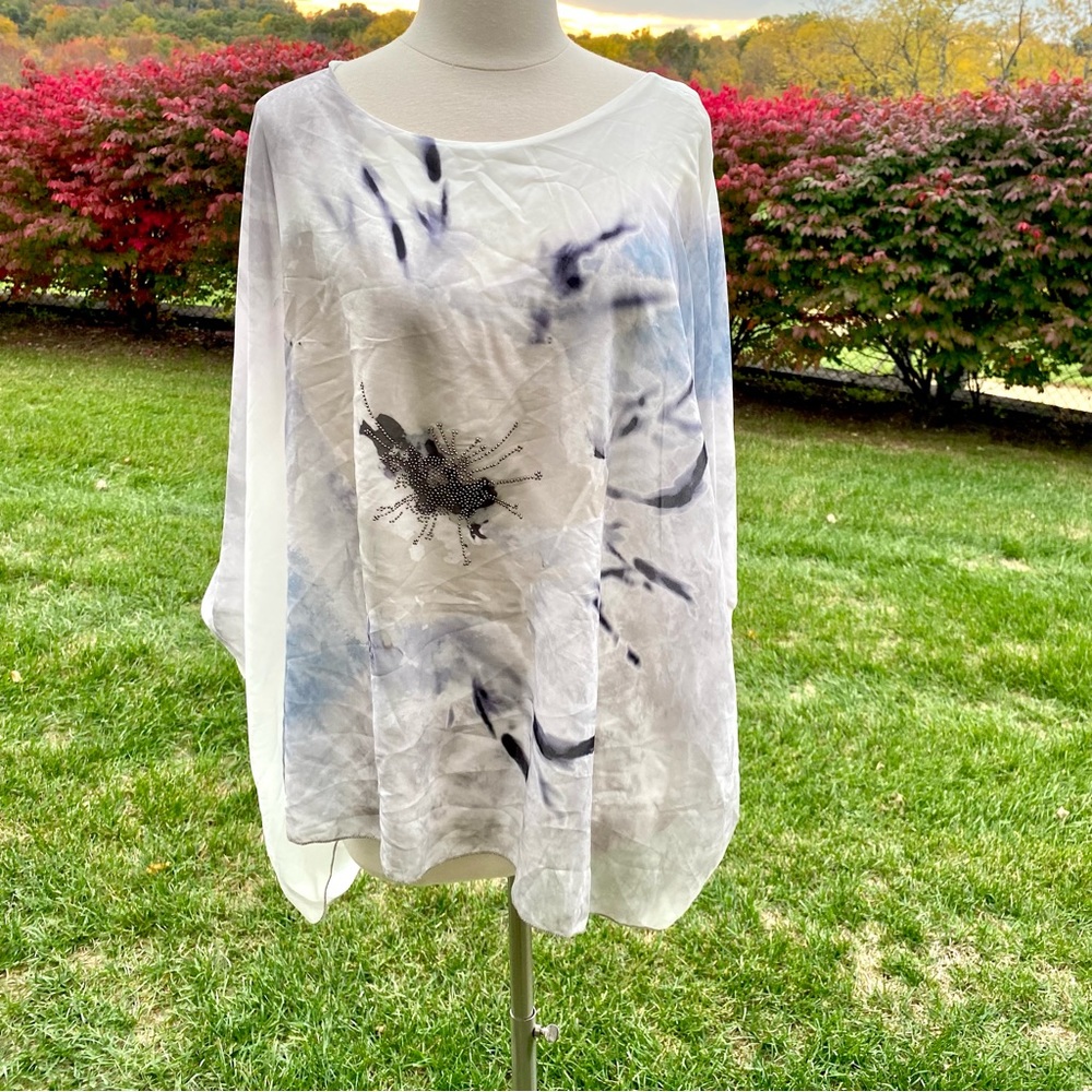 Vintage Concept Layered Tie Dye Top